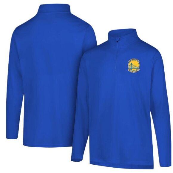 Golden State Warriors Ultra Game Quarter Zip Long Sleeve Pullover Shirt Large - Picture 1 of 8